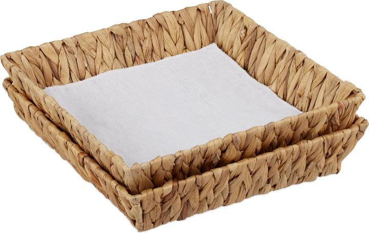 Actual product image Relaxdays 2x fruit bowl (30 x 30 x 7 cm)