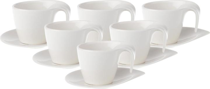Image du produit Villeroy & Boch Flow Tasses à déjeuner avec soucoupes (250 ml, 6 x)