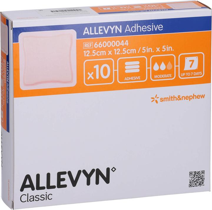 Produktbild Allevyn Adhesive 12,5x12,5 cm haftende Wundauflage, 10 St KOM