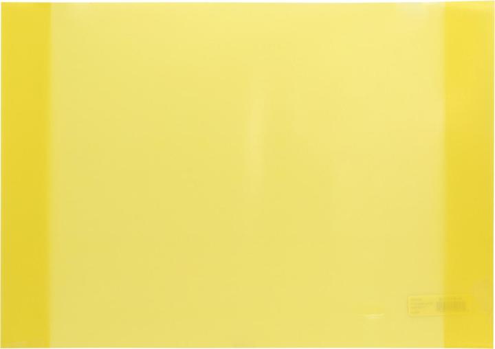 Actual product image Idena A4 booklet protector transparent yellow (A4)
