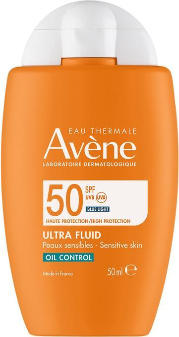 Avène Ultra-Fluid Oil Control (Sonnencreme Gesicht, SPF 50, 50 ml)