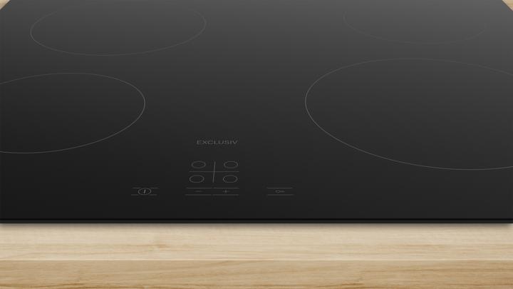 Image du produit Bosch Hausgeräte Series 4, Electric hob, 60 cm, Black, surface mount without frame, PKE611BA2M
