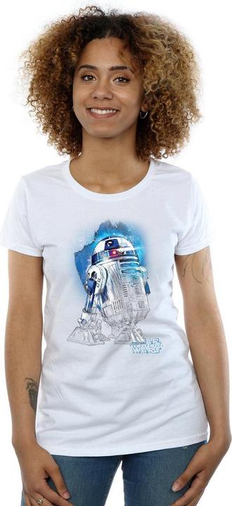 Immagine prodotto Star Wars The Last Jedi R2-D2 Brushed Maglietta Donna (XXL)