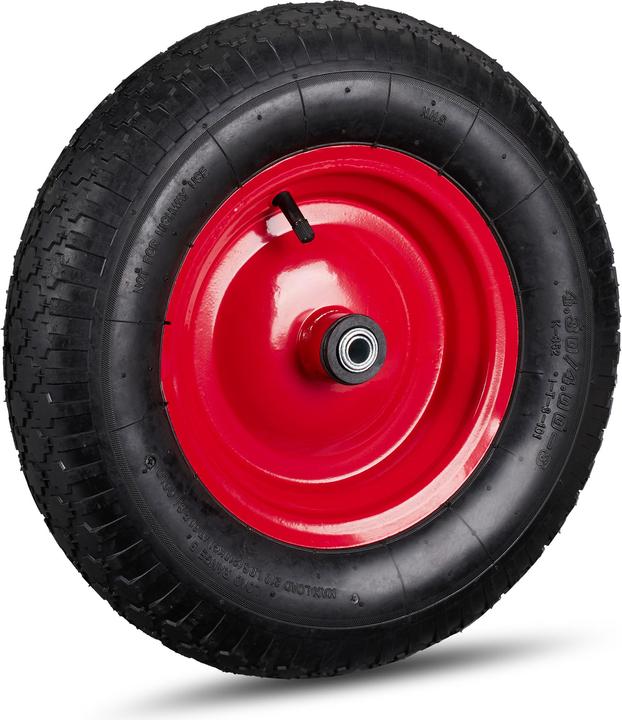 Actual product image Relaxdays Wheelbarrow Tyre 4.80 4., Pneumatic