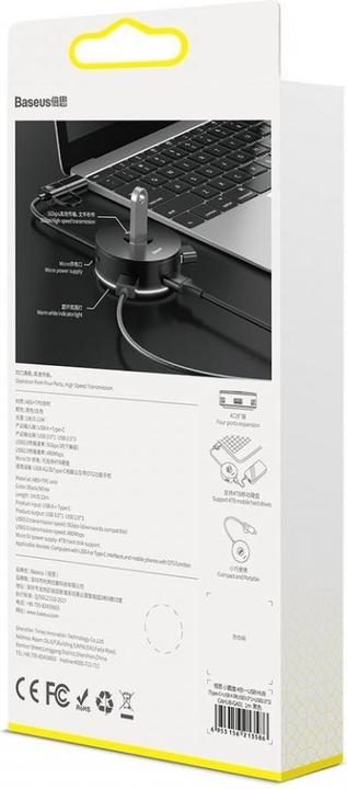 Actual product image Baseus CAHUB-GA01 (USB-C, USB-A, 4 ports)