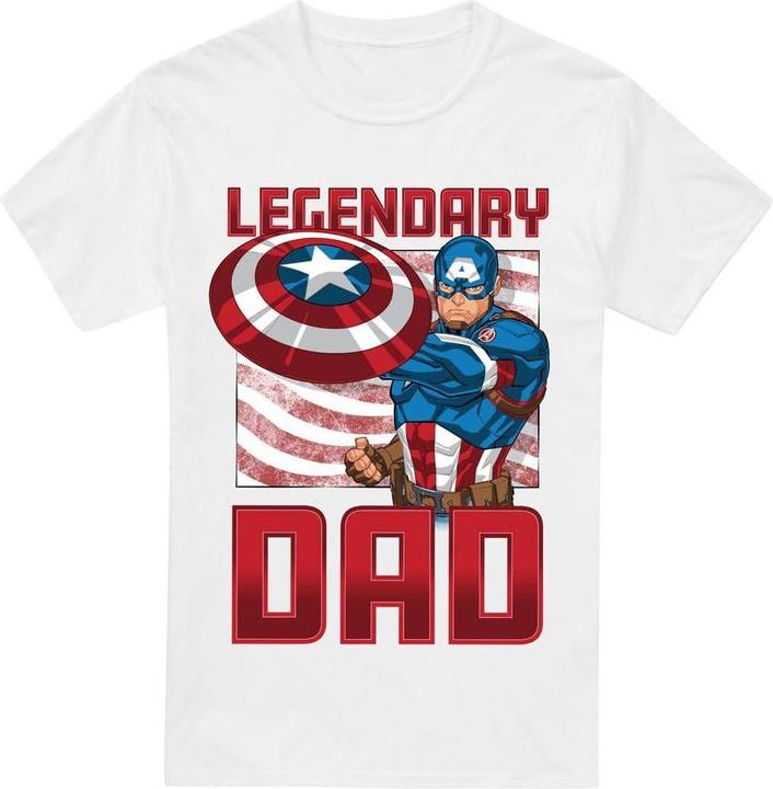 Produktbild Captain America Legendary Dad TShirt (3XL)