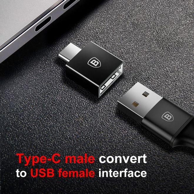 Actual product image Baseus Exquisite OTG (USB Type C, USB-A)