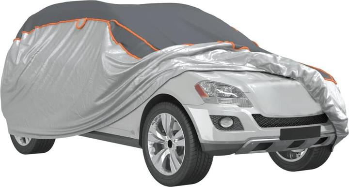 VidaXL Autoabdeckung für SUV Hagelschutz Voll M & Silbern