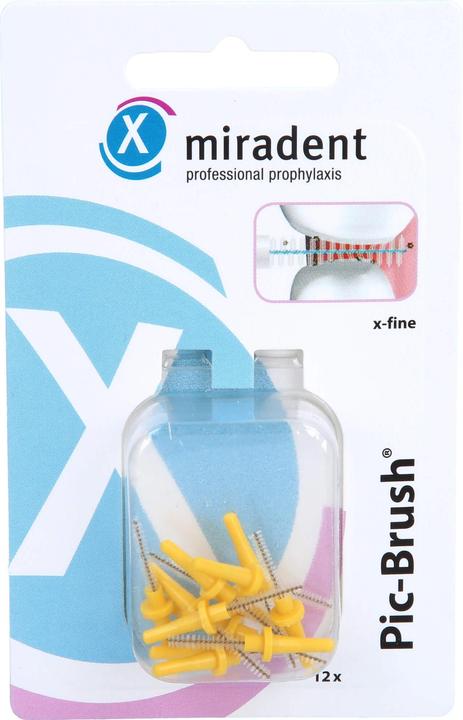 Produktbild Miradent Pic-Brush Refill Ersatzbürsten (12 x)