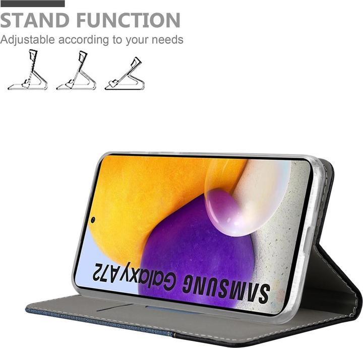 Actual product image Cadorabo Book Jeans Optics Cover (Samsung Galaxy A72 5G)