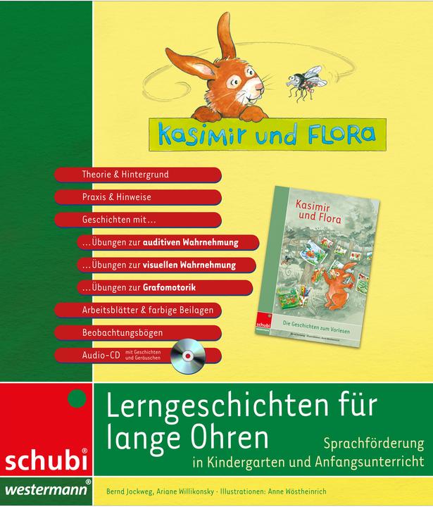 Image du produit Kasimir und Flora. Lerngeschichten für lange Ohren. Handbuch für Kindergarten und Anfangsunterricht (Allemand, Bernd Jockweg, Ariane Willikonsky, 2019)