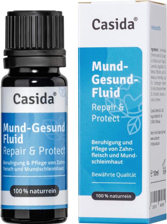 Actual product image Casida Mouth Healthy Fluid Rep&Prot (10 ml)
