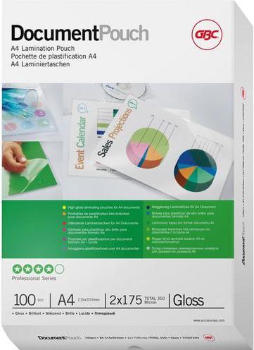 Actual product image GBC Premium quality laminating films (A4, 100 Piece, 175 µm)
