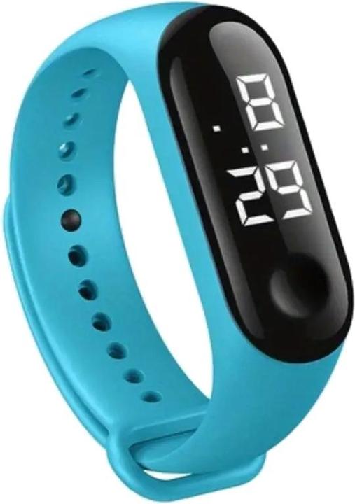 Produktbild Cbx LED-Digitaluhr mit Silikonarmband 12-Stunden-Anzeige