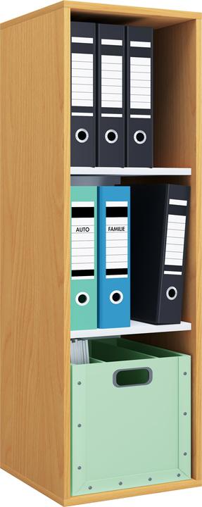 Actual product image VCM Wood office cabinet filing rack Lona l 3 compartments (35 x 37 x 110 cm)