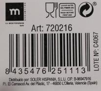 Valori nutrizionali e ingredienti La Mer ciotola tripla bianca 29,3x9,5x3,3cm yummy md