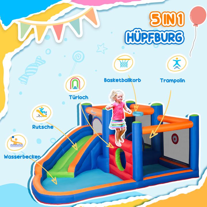 Produktbild Outsunny Hüpfburg mit Gebläse
