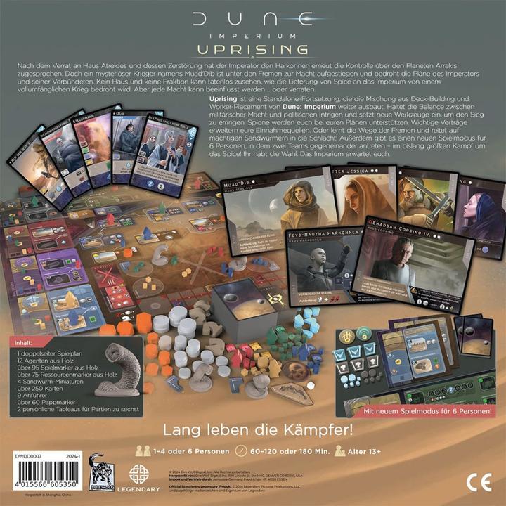 Actual product image Direwolf Uprising (German)