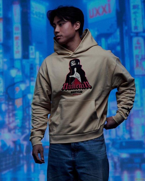 Immagine prodotto Maglia con cappuccio Naruto Shippuden Graphic Beige (M) (M)