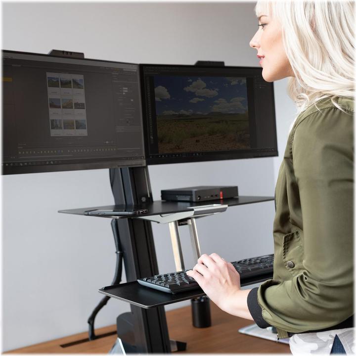 Produktbild Ergotron WORKFIT-S SINGLE HD black