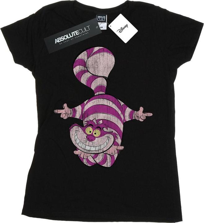 Immagine prodotto Disney Alice In Wonderland Cheshire Cat Upside Down Maglietta Donna (L)