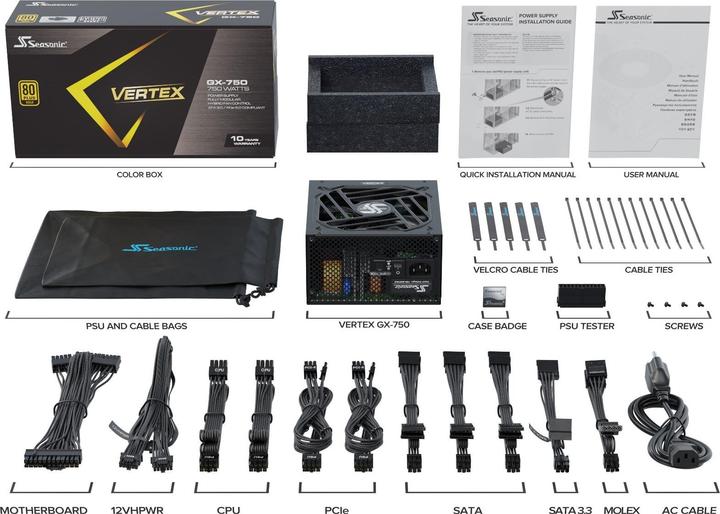 Immagine prodotto Seasonic VERTEX-GX-750 (750 W)