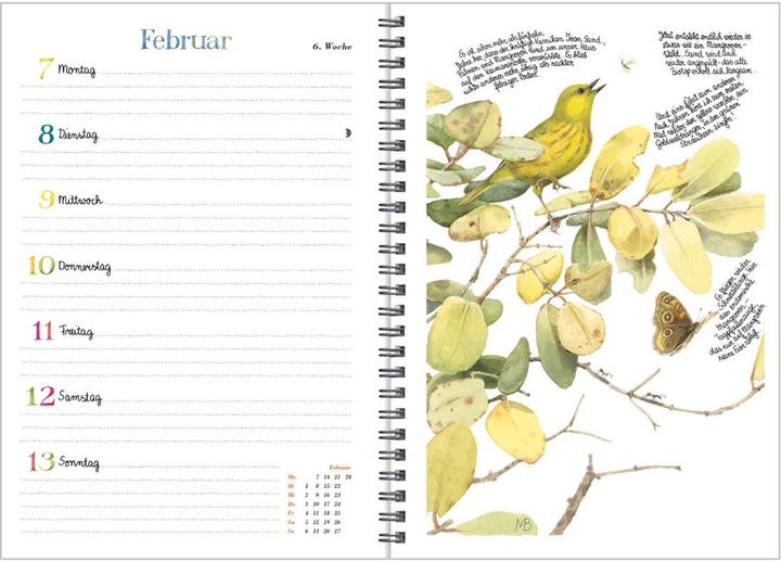 Actual product image Nature calendar (15.5 x 23 cm, Hardcover, German)