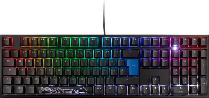Produktbild Ducky ONE 2 Backlit PBT Gaming Tastatur, MX-Nature-White, RGB LED (DE, Kabelgebunden)