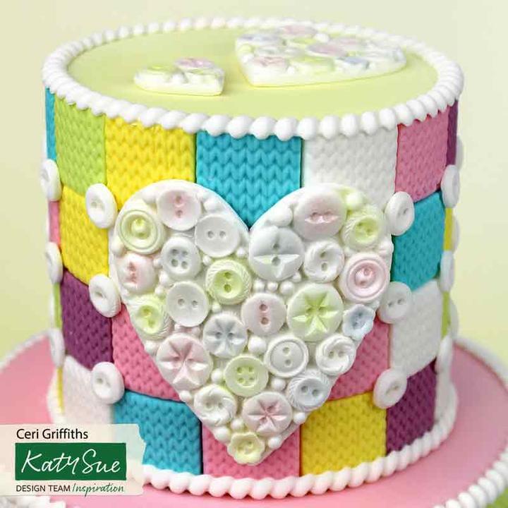 Produktbild Katy Sue Designs Kleine Knöpfe Silikon Design Matte