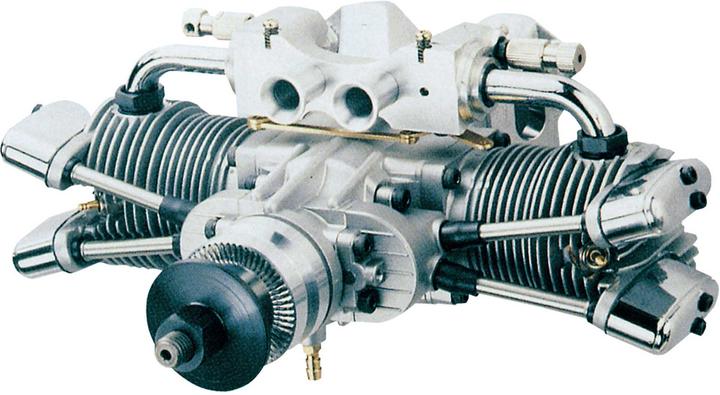 Actual product image Saito fa-182td 2-cylinder boxer 4t-engine