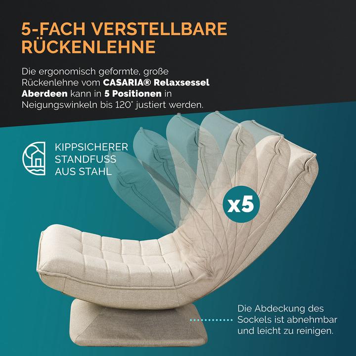 Produktbild Casaria Bodenstuhl