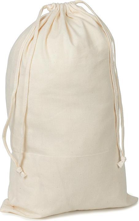 Produktbild VBS Baumwollbeutel mit Kordelzug, 27 x 45 cm, Natur
