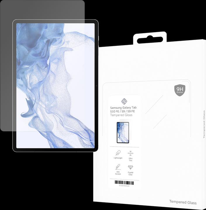 Actual product image Cazy Protective glass compatible with Samsung Galaxy Tab S9 / S9 FE - Tempered glass screen protector - (1 Piece, Galaxy Tab S9 FE)