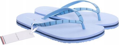 Produktbild Tommy Hilfiger Damen Flip Flops Tommy Essential Beach Sandal Badeschuhe, Blau (Vessel Blue), 37 EU (37)