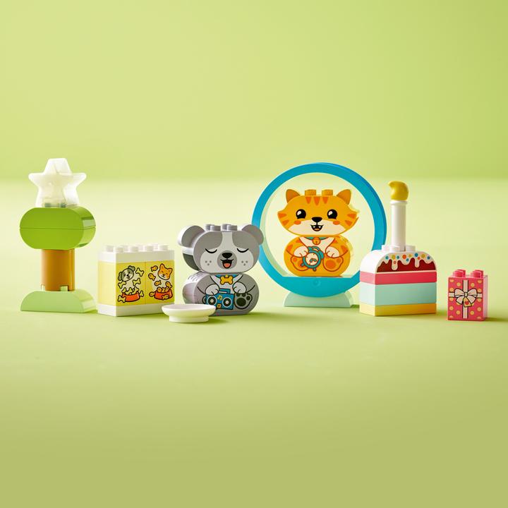 Produktbild LEGO Mein erstes Hündchen & Kätzchen - mit Ton (10977)