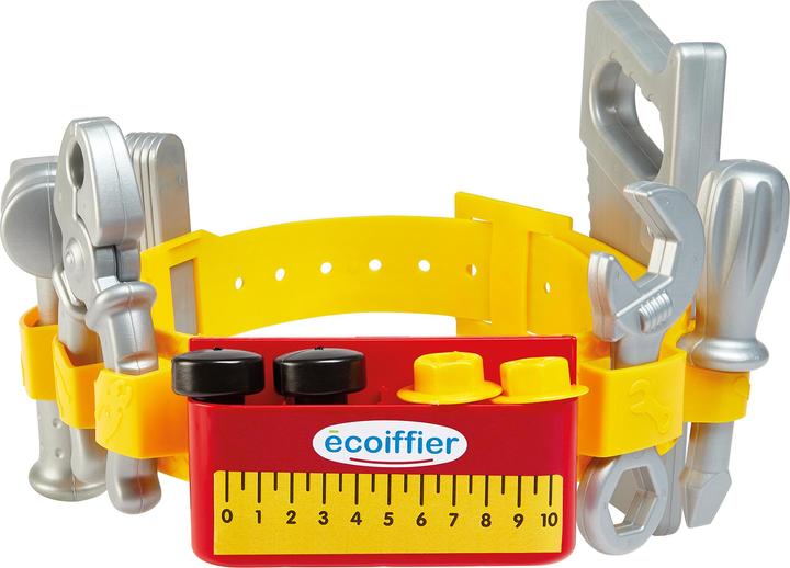 Ecoiffier Ceinture à outils en mallette avec accessoires, 14 pièces
