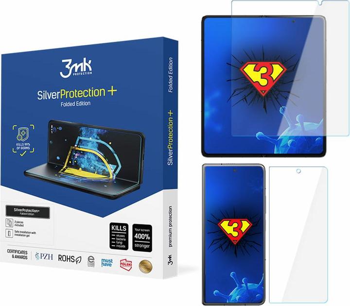Produktbild 3MK Silver Protect + Honor Magic V Folded Edition Nassmontierte antimikrobielle Folie (1 Stück, Honor Magic V)