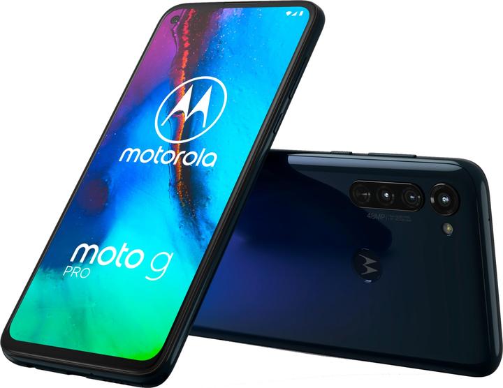 Image du produit Motorola Moto G Pro (128 Go, Bleu foncé, 6.40", Double SIM hybride, 48 Mpx, 4G)