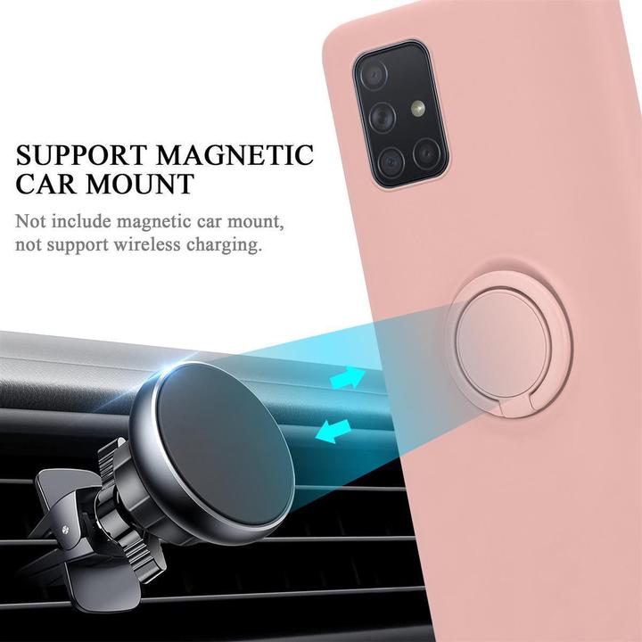 Produktbild Cadorabo TPU Liquid Ring Silicone Case Hülle (Samsung Galaxy A71)