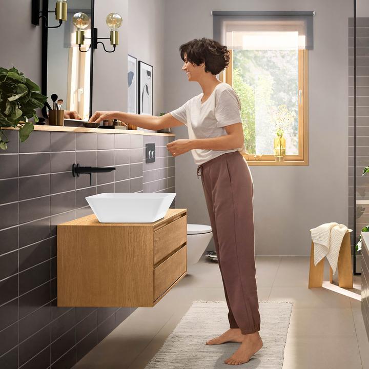 Actual product image hansgrohe HG 2-L EH-WT-MI Rebris E concealed, for wall mounting matt black