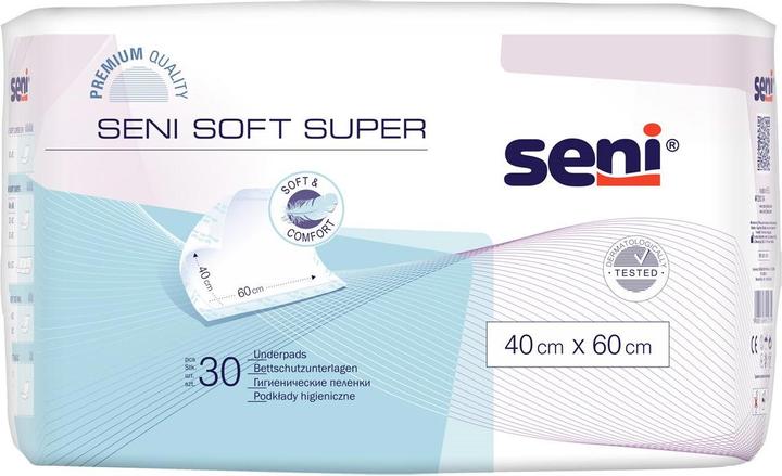 Actual product image Seni Soft Super disposable bed protector 4 drops (30 x, Regular)