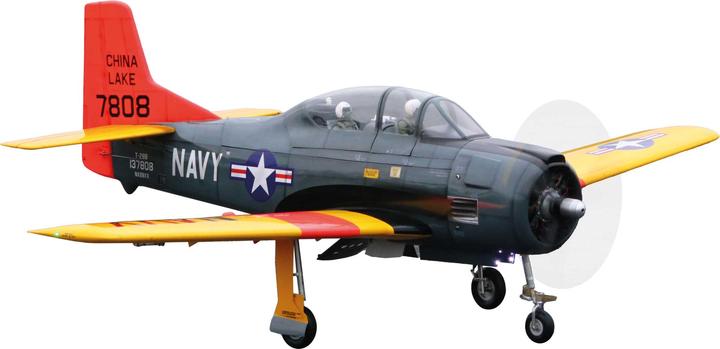 Produktbild Seagull Models SG-Models ) T-28 Trojan 82.5" ARF Warbird Grau/Gelb ohne Einziehfahrwerk &quot (Warbird)