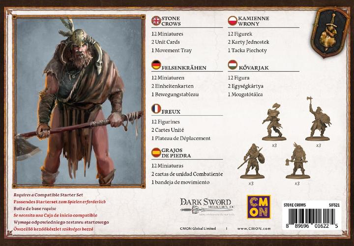 Actual product image Cmon Song of Ice & Fire - Stone Crows (German)