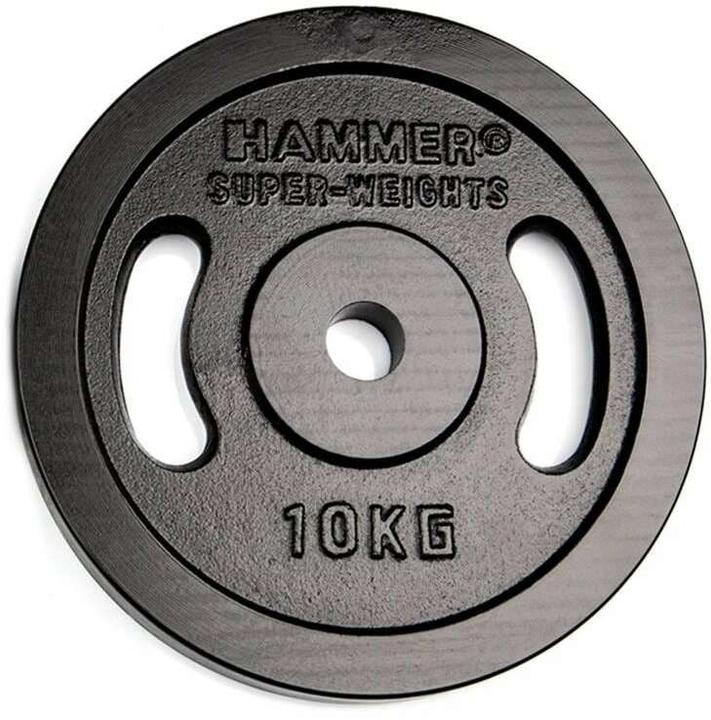 Produktbild Hammer Fitness Gewichtsscheiben 1 x 10 kg (1 x 10 kg)