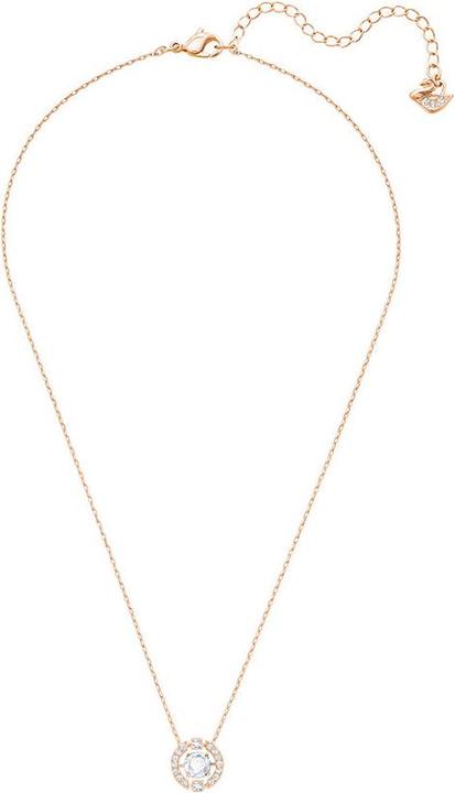 Actual product image Swarovski Sparkling Dance Round Necklace (Metal, 38 cm)