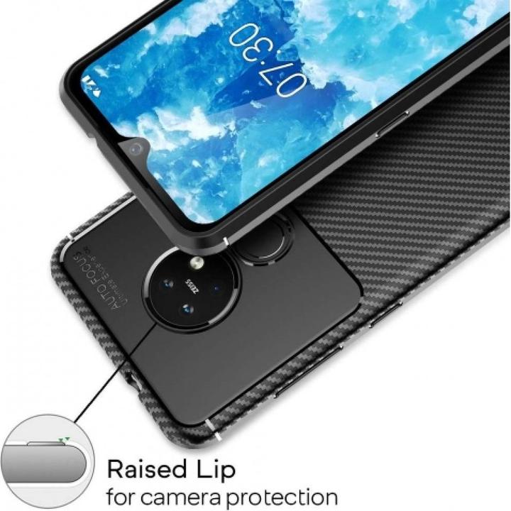 Image du produit Screenguard Étui Nokia 7.2 Carbon Design TPU Case (Nokia 7.2)