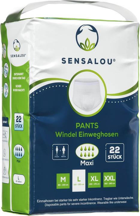 Produktbild Sensalou Windeln für Erwachsene Inkontinenz Pants (22 x, XXL)
