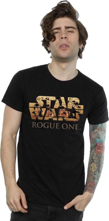 Produktbild Star Wars Rogue One Logo Scene TShirt (S)
