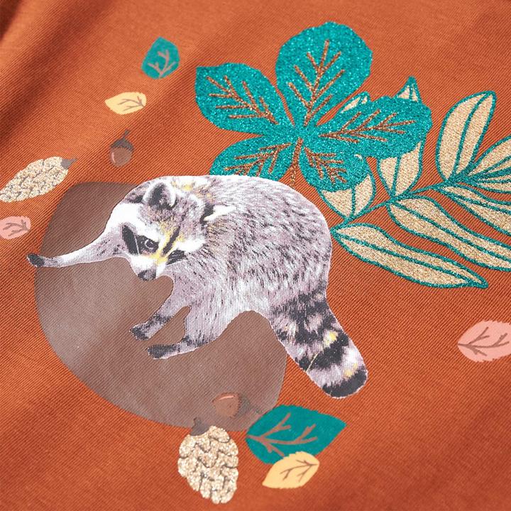 Actual product image VidaXL Children's long-sleeved shirt Cognac 104,Material: 95 % cotton. 5 (104)