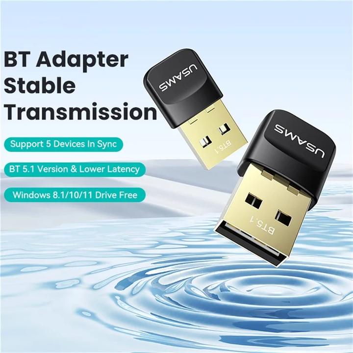 Actual product image Usams Adapter USB Bluetooth ZB321 5.1 czarny